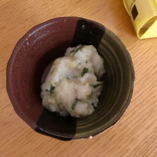 小松菜と鶏肉の和風かゆ